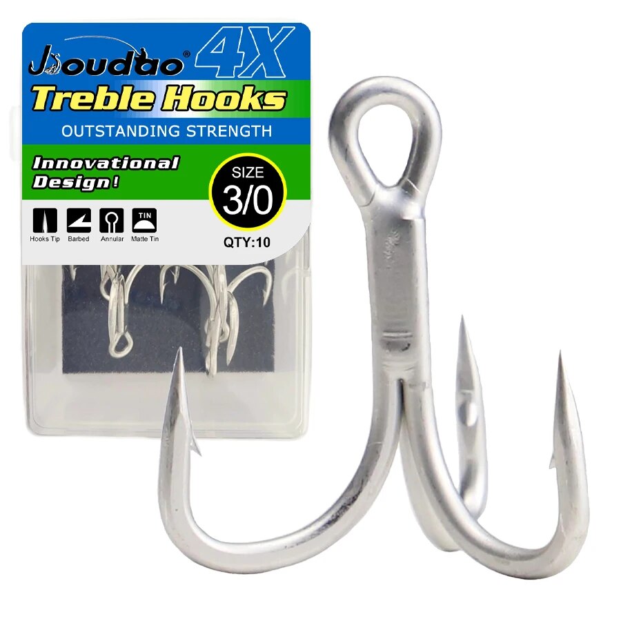 Fishing Hook Offset - Vissen Dreggen Koolstofstaal 4X Sterke Scherpe