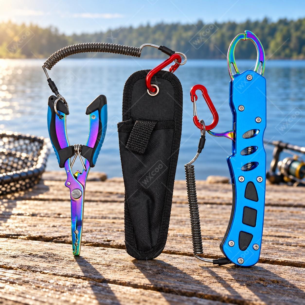 Blauwe titanium gecoate zeevis - Fishing Hook Sharpener recensie en prijs