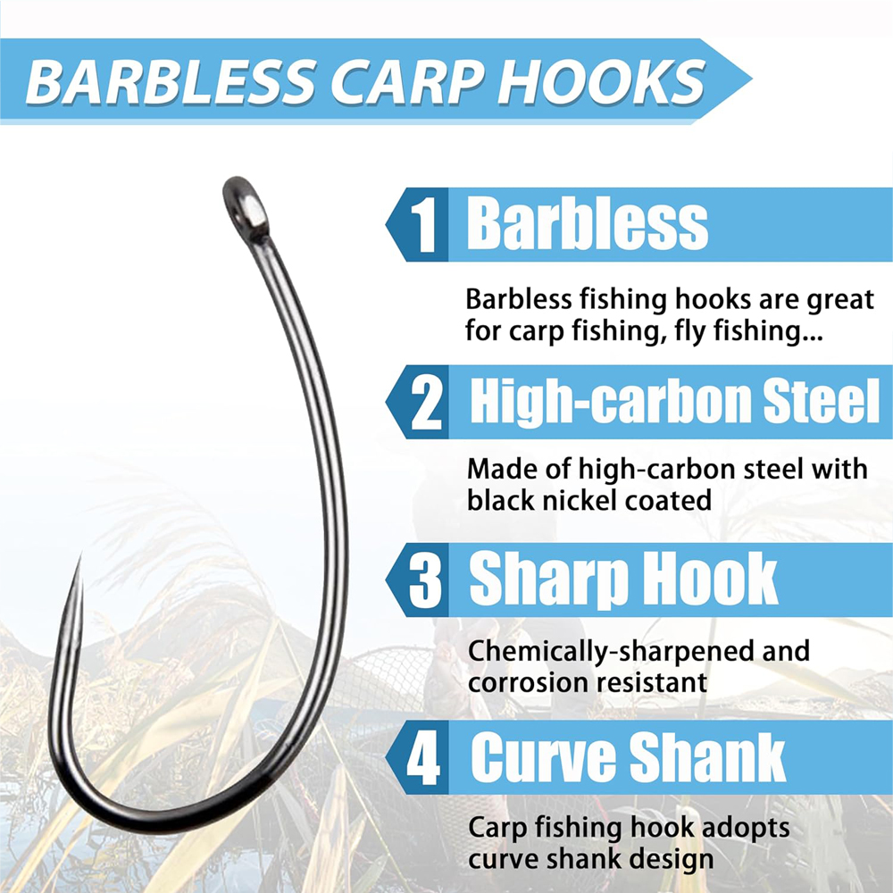 180 Stuks Weerhaken Vishaken K - Fishing Hook Assortment recensie en prijs