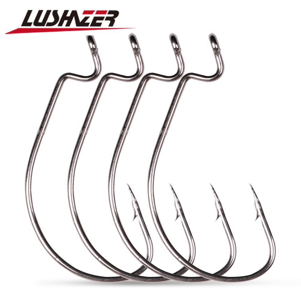 LUSHAZER 10 stks/partij Koolst - Fishing Hook Assortment recensie en prijs