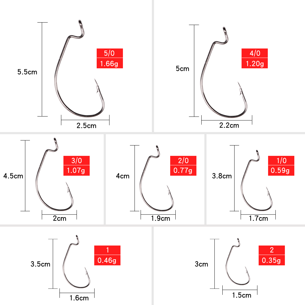 LUSHAZER 10 stks/partij Koolst - Fishing Hook Assortment recensie en prijs