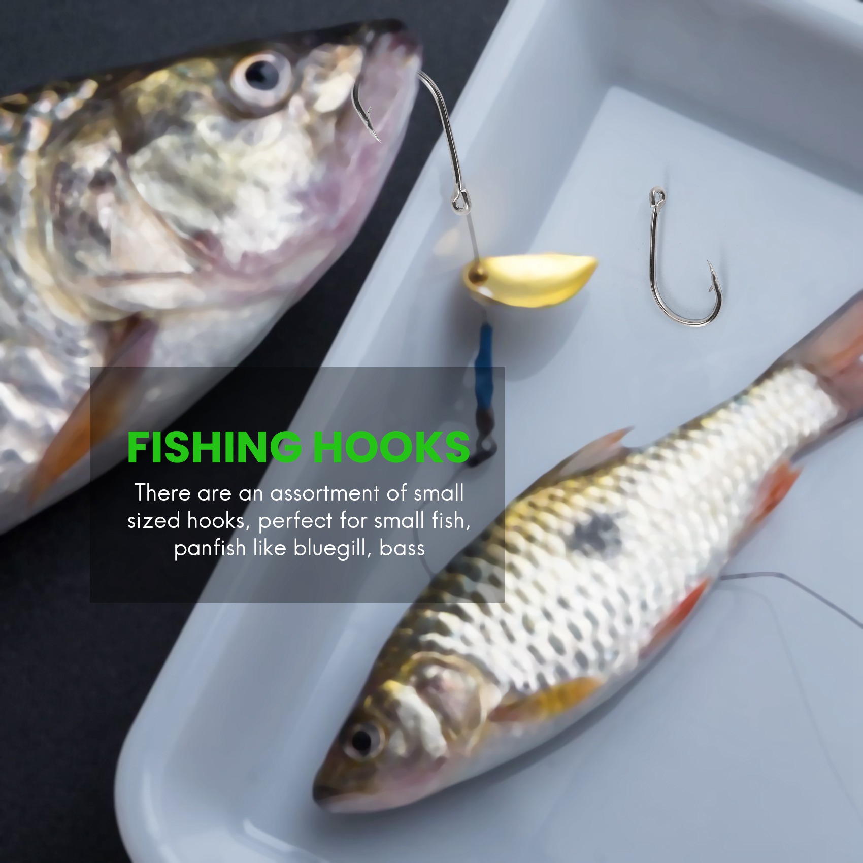 Nieuwe aanwinst 500 stuks/set  - Fishing Hook Size recensie en prijs