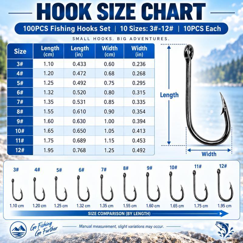 100 stuks set vishaakjes met w - Fishing Hook Assortment recensie en prijs