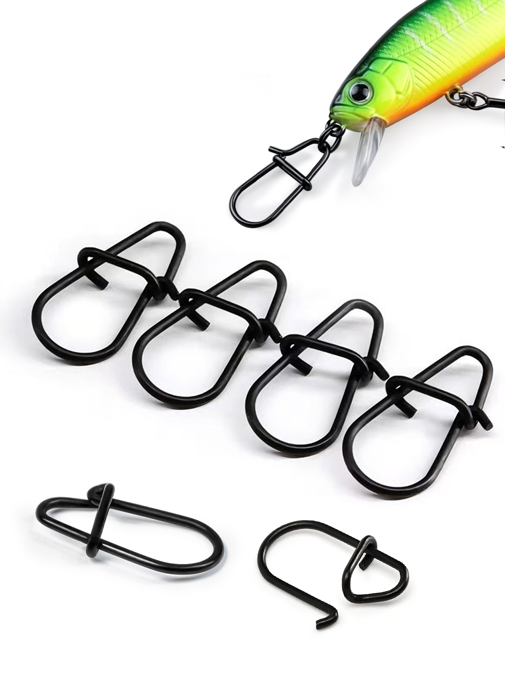 GOBAIT 100 Stuks Zwart Roestvr - Fishing Hook Offset recensie en prijs