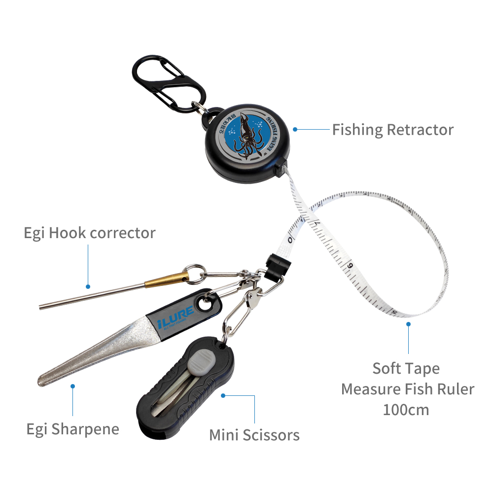 4-in-1 Eging Visuitrusting Set - Fishing Hook Sharpener recensie en prijs
