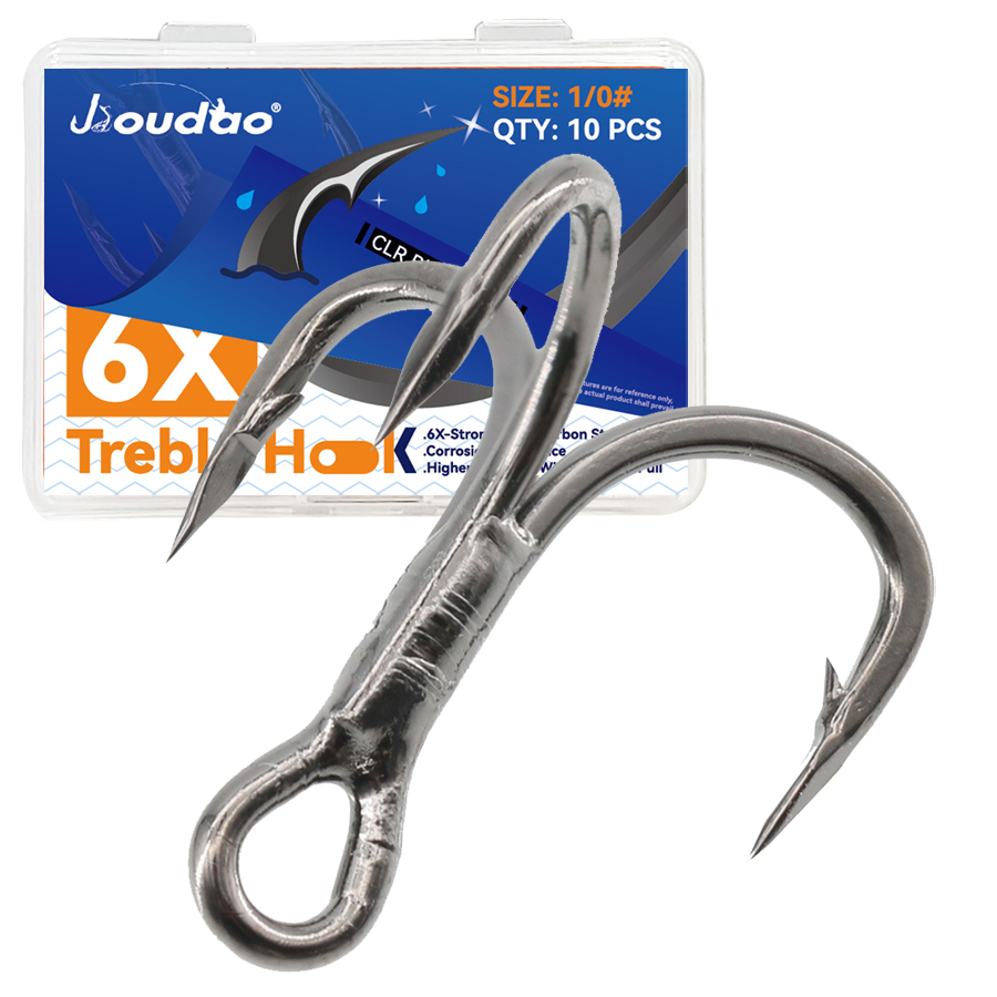 6X Vissen Dreg 10 Stuks Drievo - Fishing Hook Offset recensie en prijs