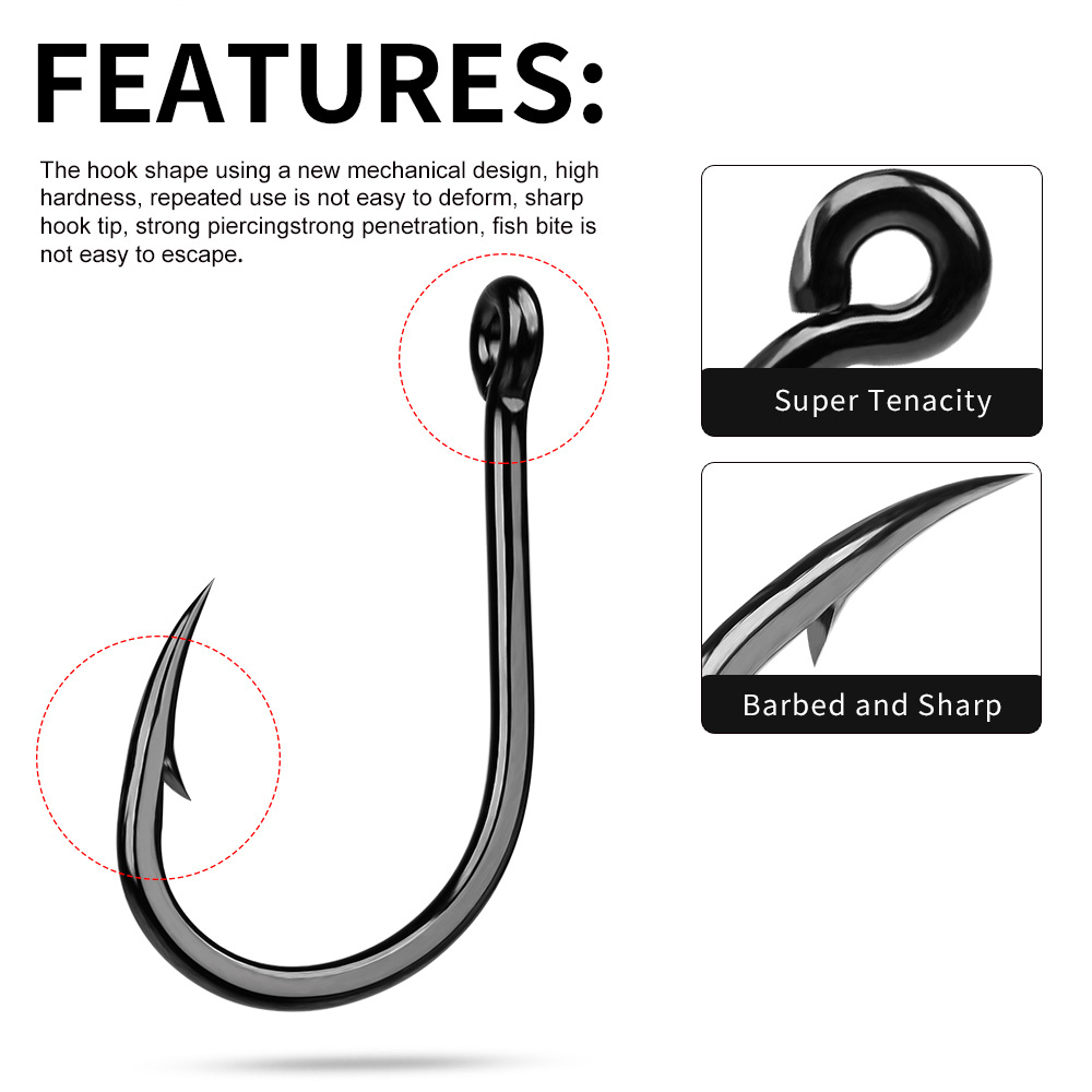 10 Stuks Koolstofstaal Prikkel - Fishing Hook Assortment recensie en prijs