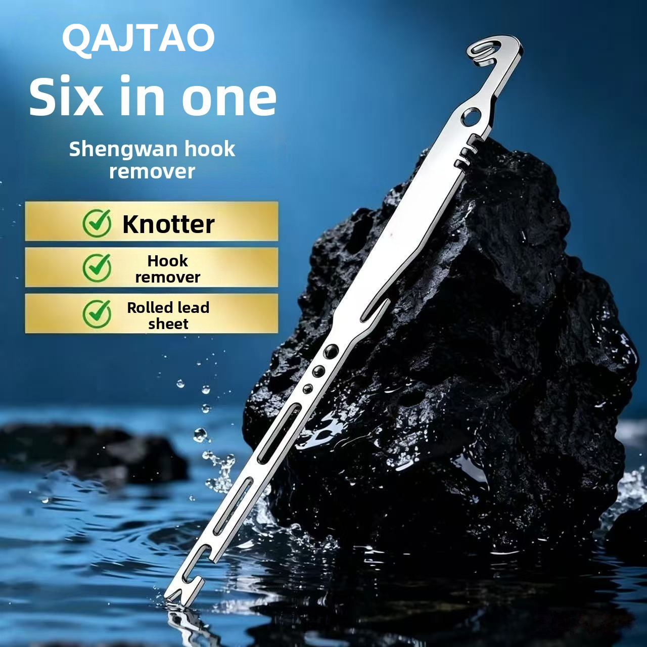 QAJTAO, set van 4 stuks, 6-in- - Fishing Hook Sharpener recensie en prijs